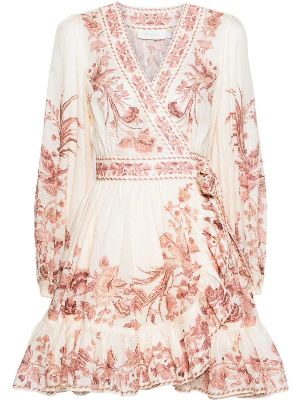 ZIMMERMANN  Waverly wrap mini dress