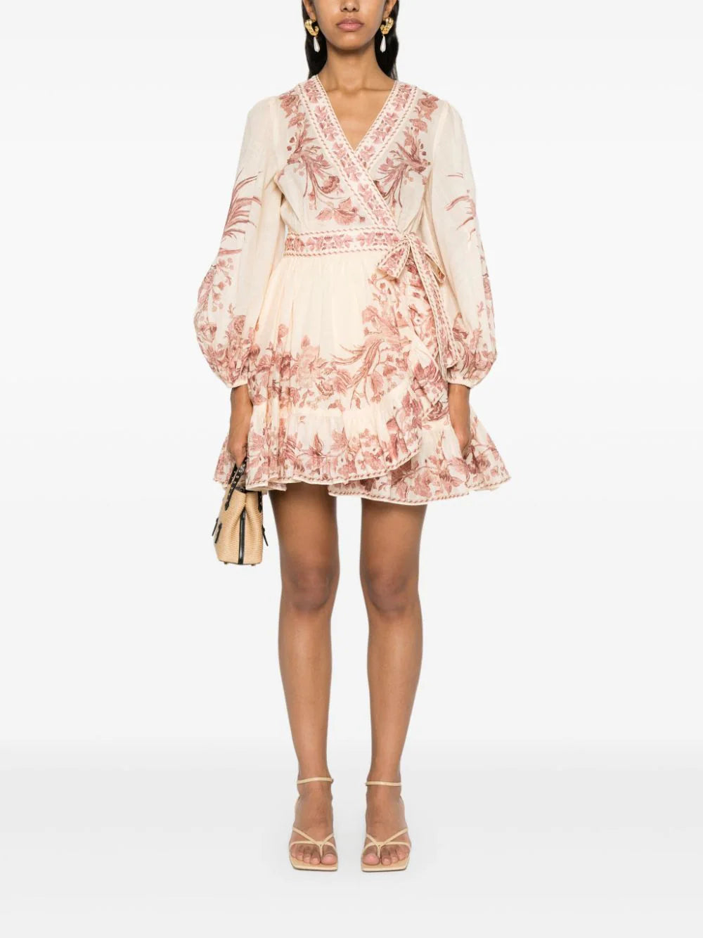 ZIMMERMANN  Waverly wrap mini dress