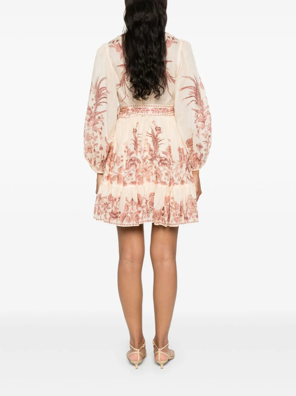 ZIMMERMANN  Waverly wrap mini dress