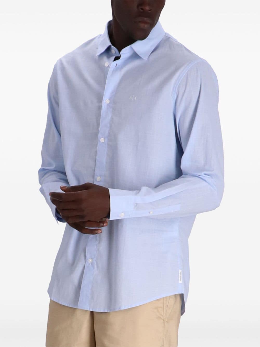 Armani Exchange long-sleeve cotton shirt