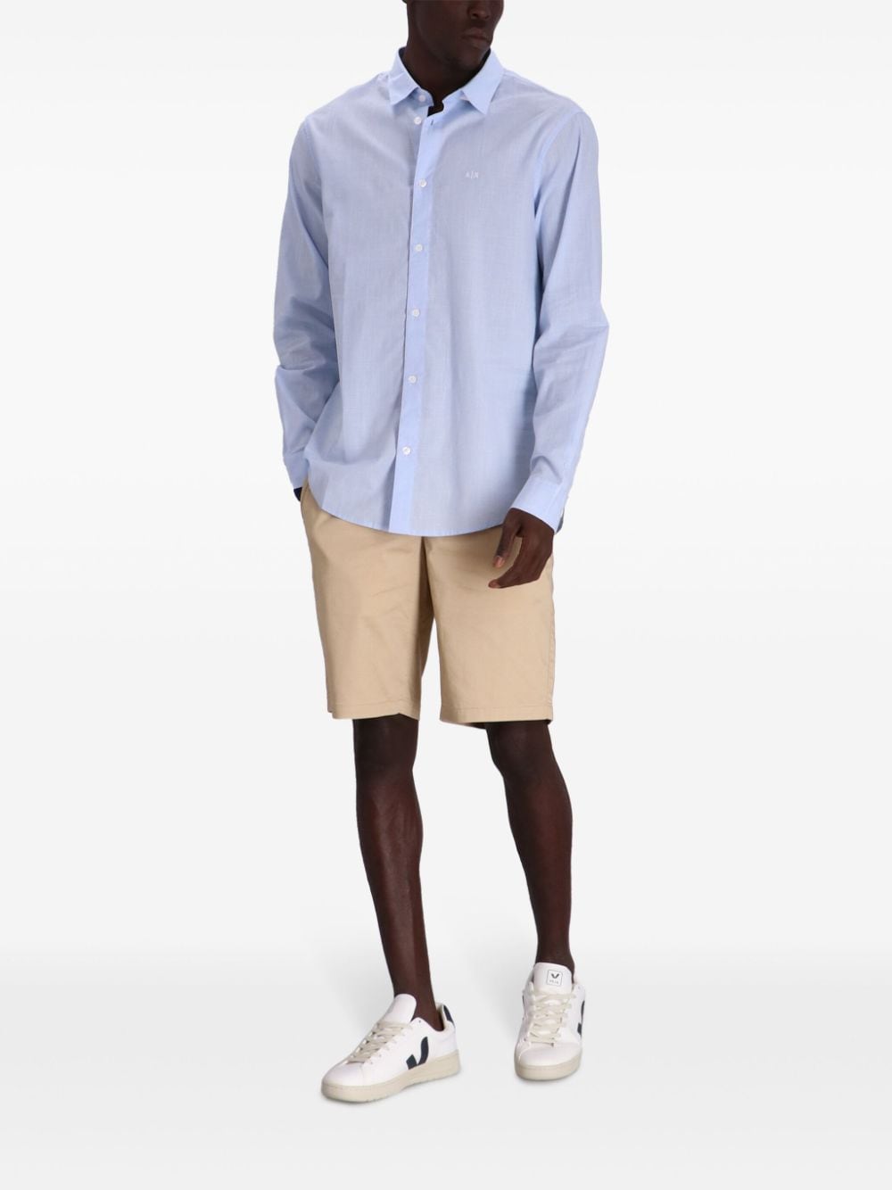 Armani Exchange long-sleeve cotton shirt
