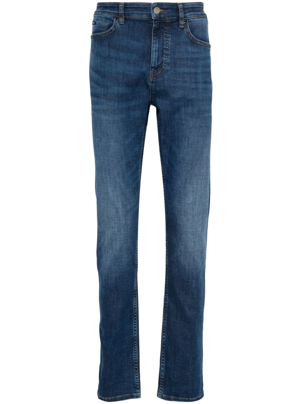 BOSS  mid-rise straight-leg jeans