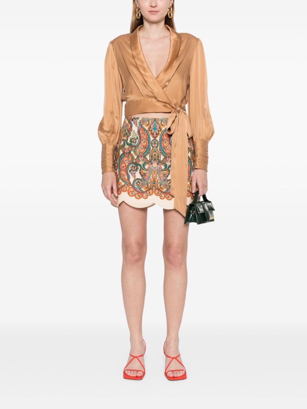 ZIMMERMANN Ottie Scallop mini skirt