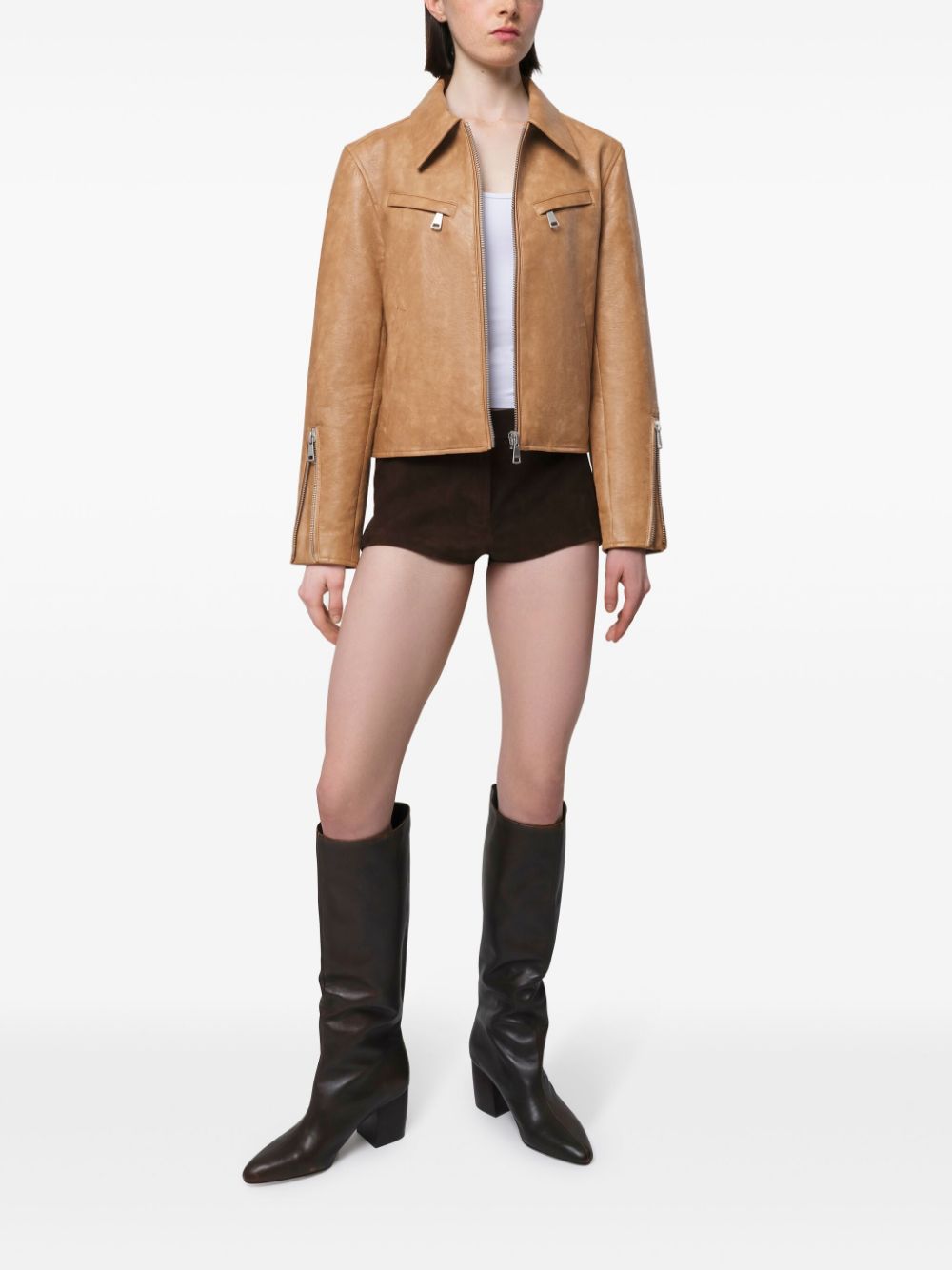 Apparis  Shay faux-leather jacket