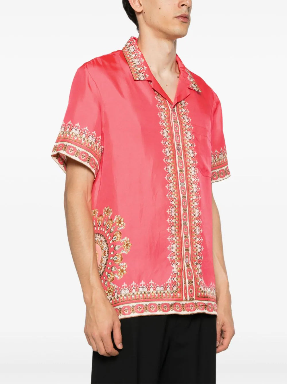Camilla Shell Games silk shirt