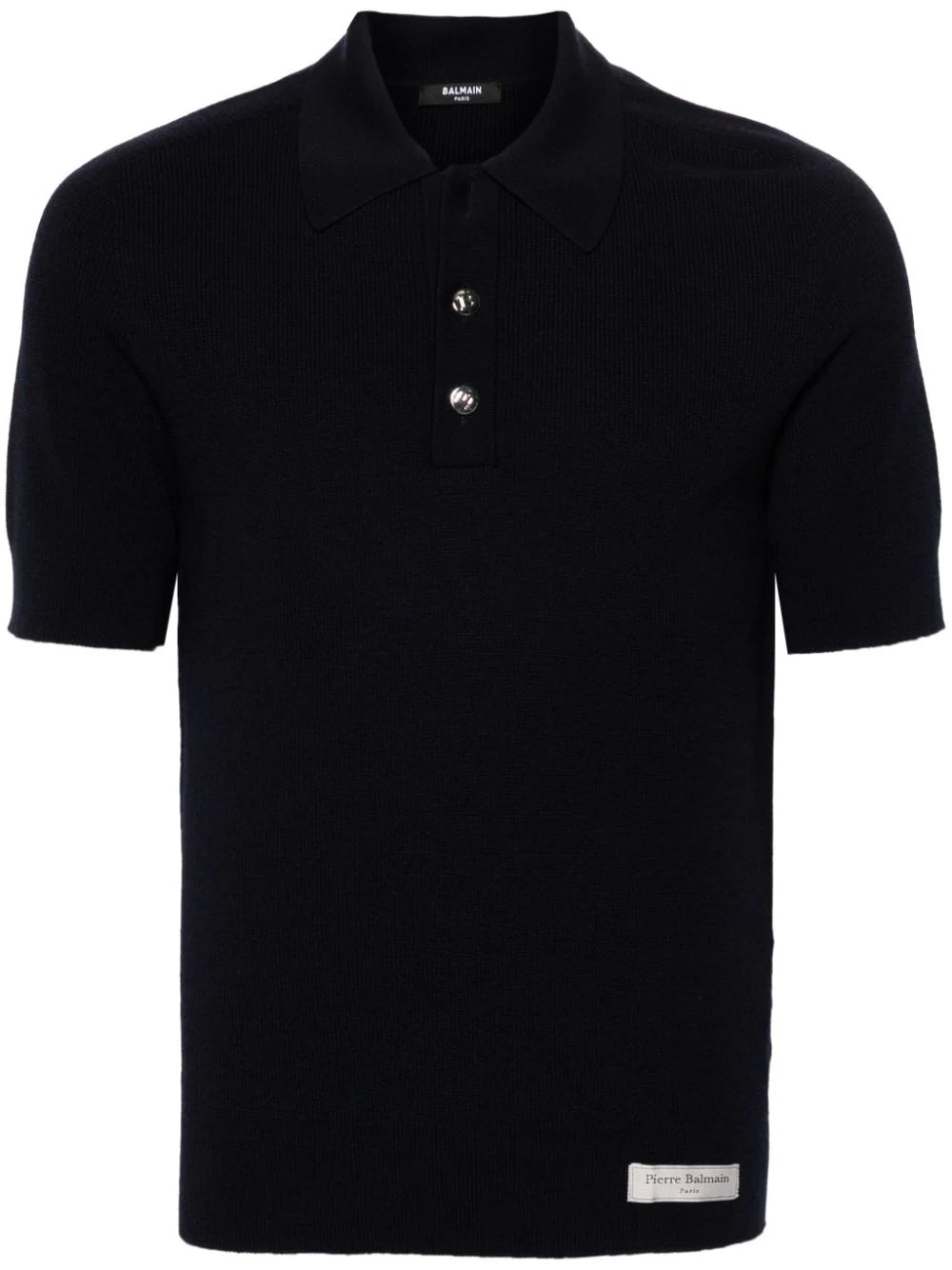 Balmain  short-sleeve merino polo shirt