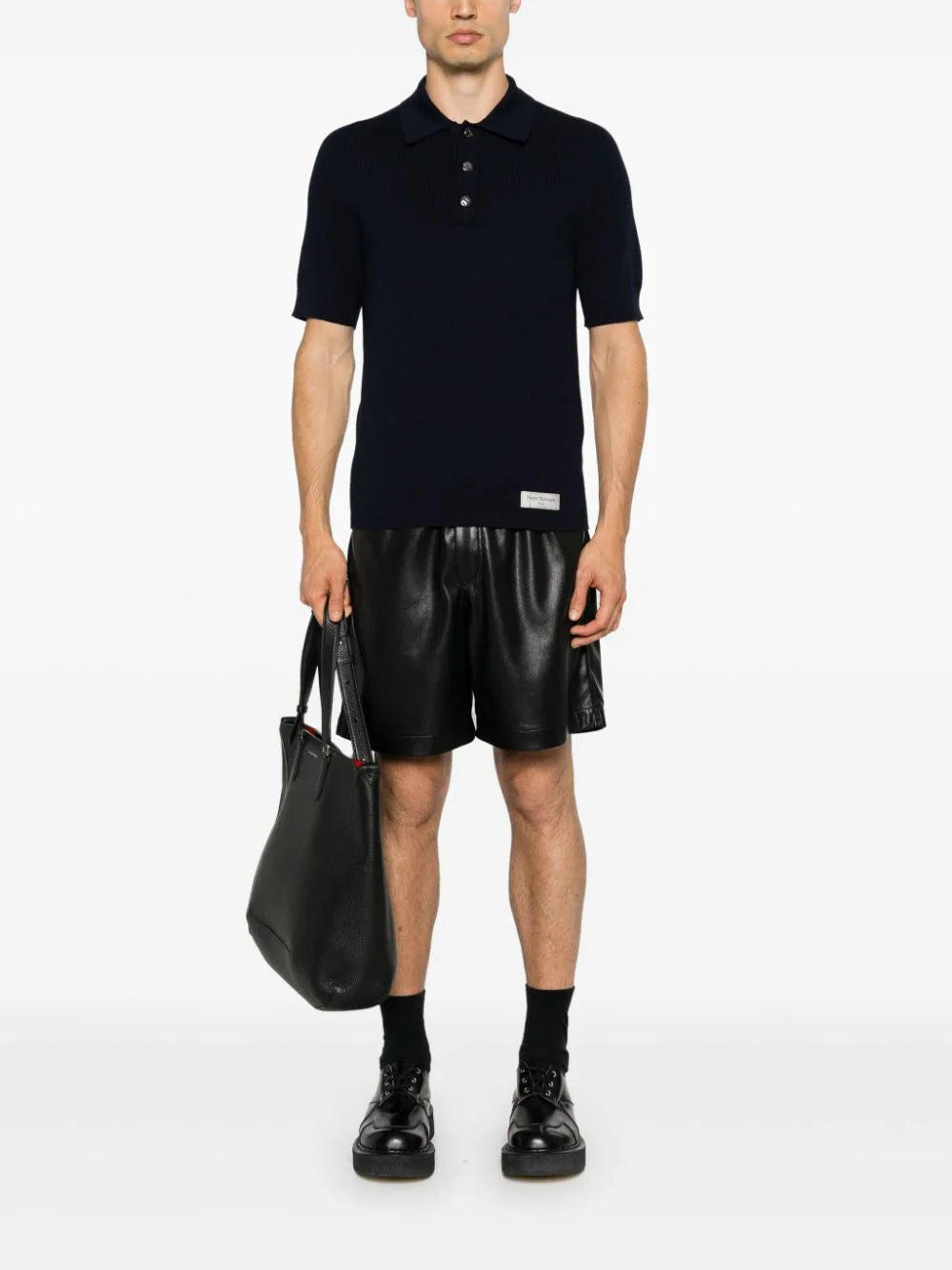Balmain  short-sleeve merino polo shirt