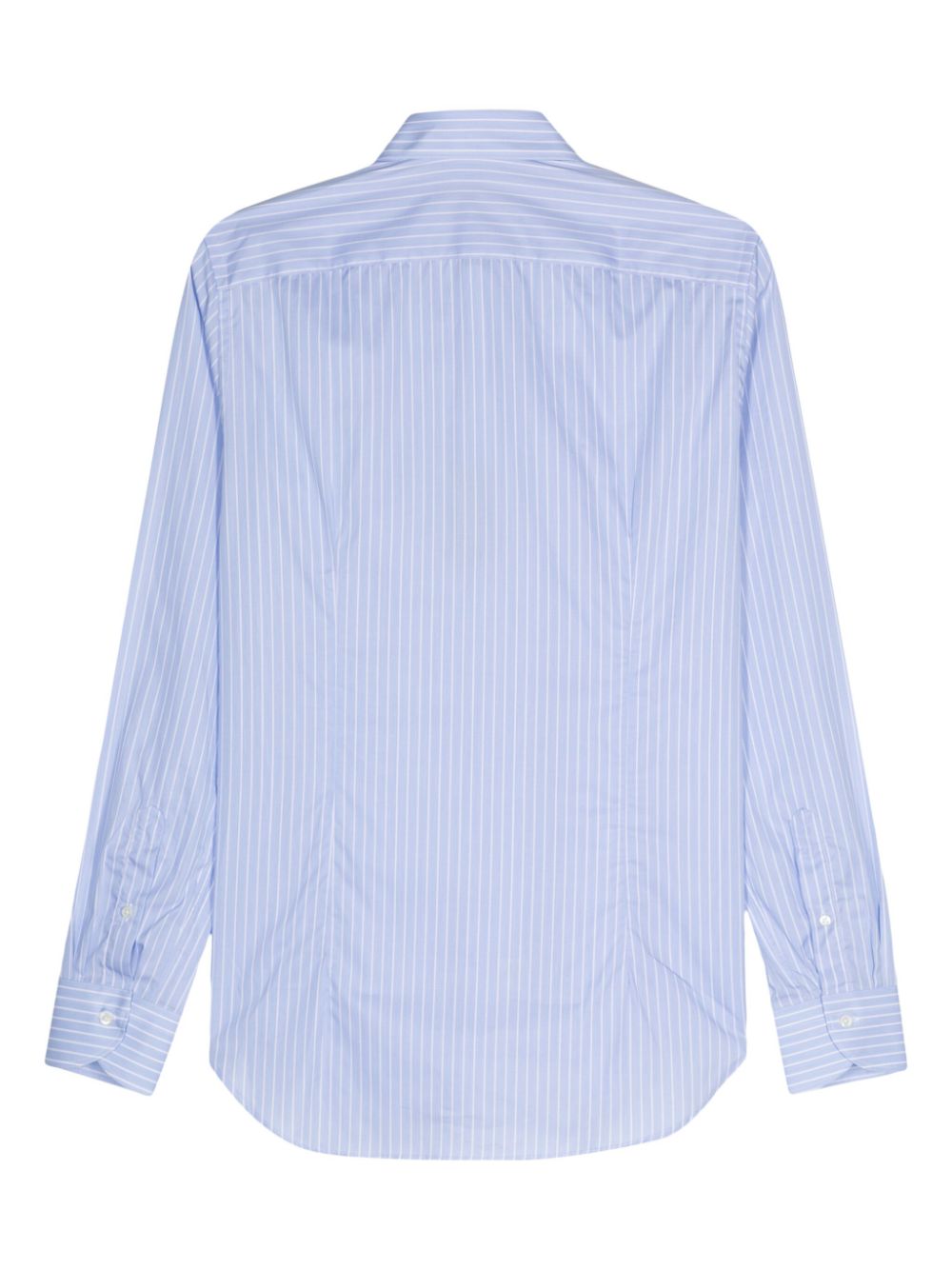 Canali  stripe-pattern cotton shirt