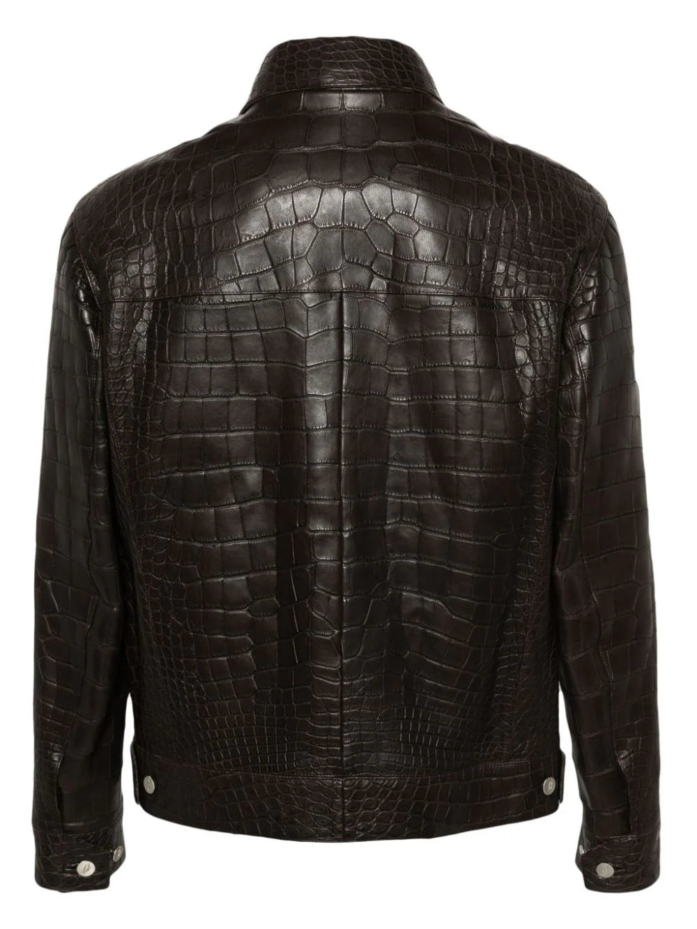 Brioni  embossed-leather jacket