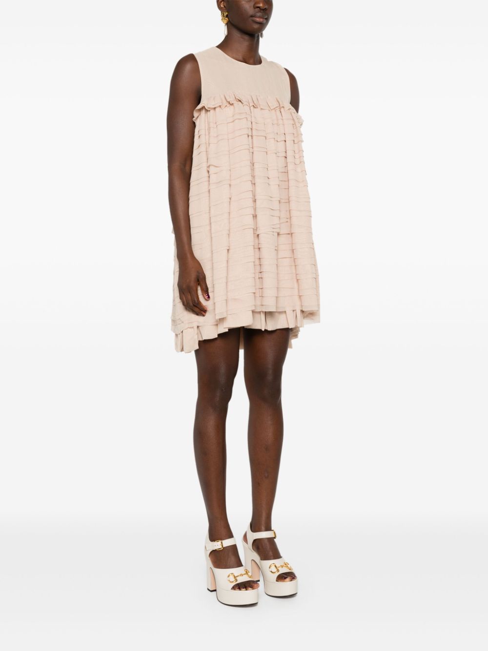 Baruni  ruffled mini dress