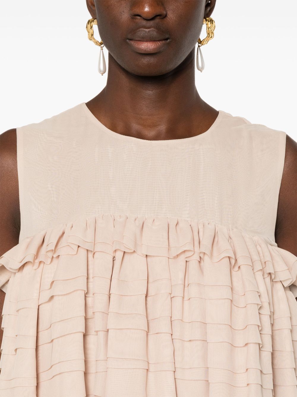 Baruni  ruffled mini dress