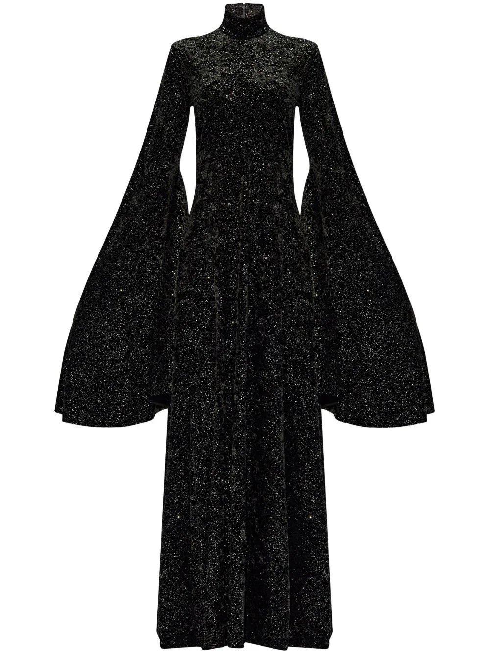 Balenciaga  oversize-sleeve maxi dress