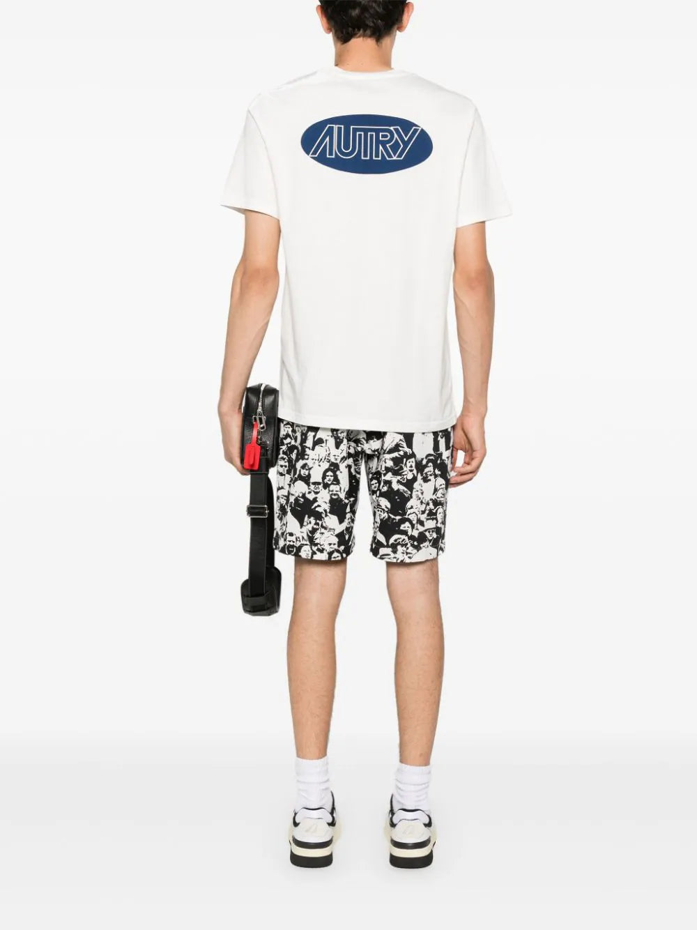 Autry  logo-stamp cotton T-shirt