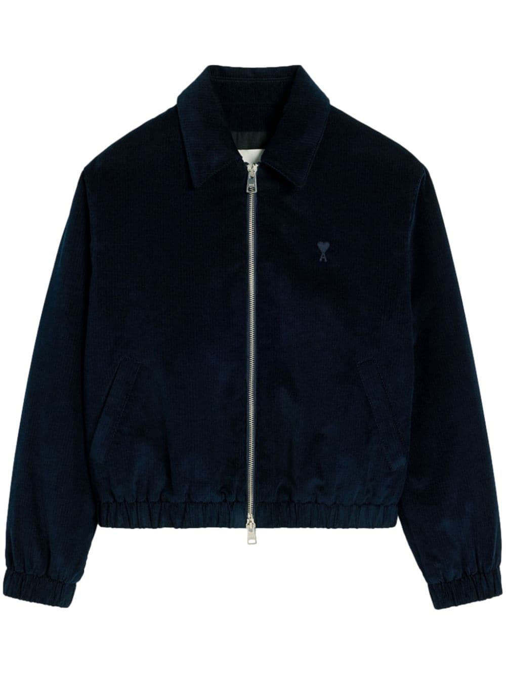 AMI Paris Ami de Coeur zip-up bomber jacket