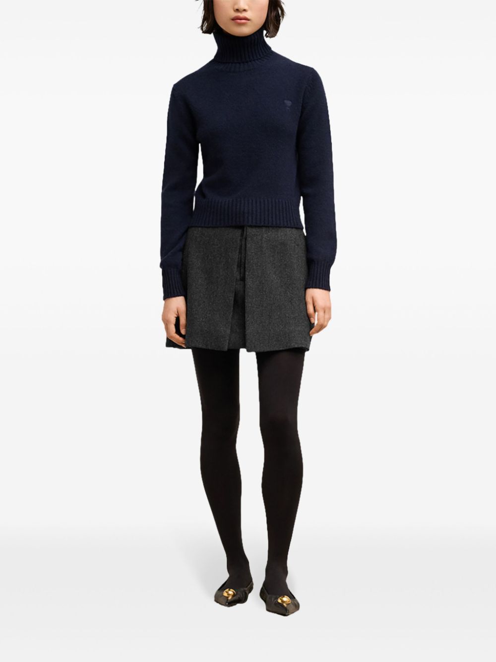 AMI Paris  panelled mini skirt