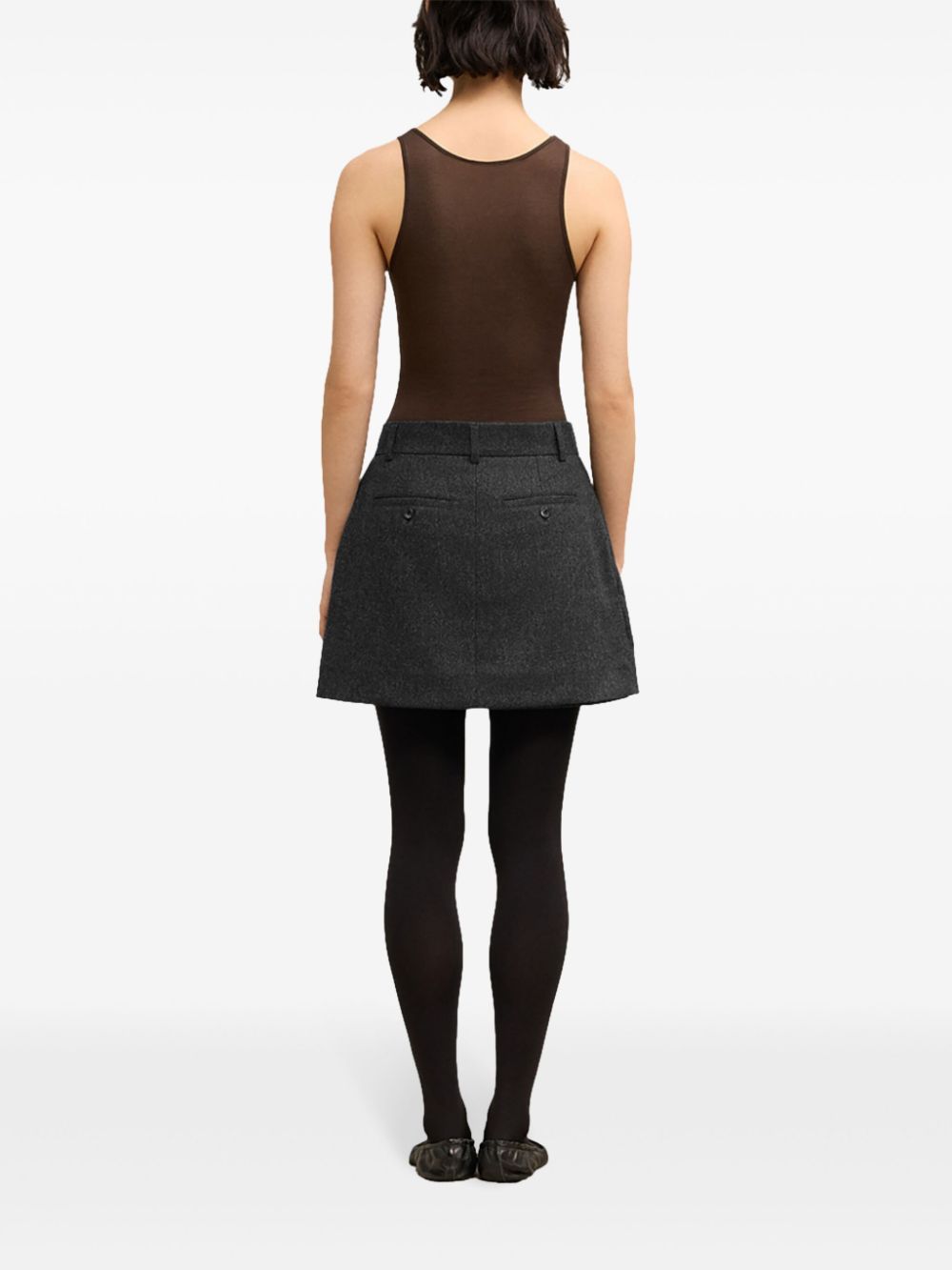 AMI Paris  panelled mini skirt