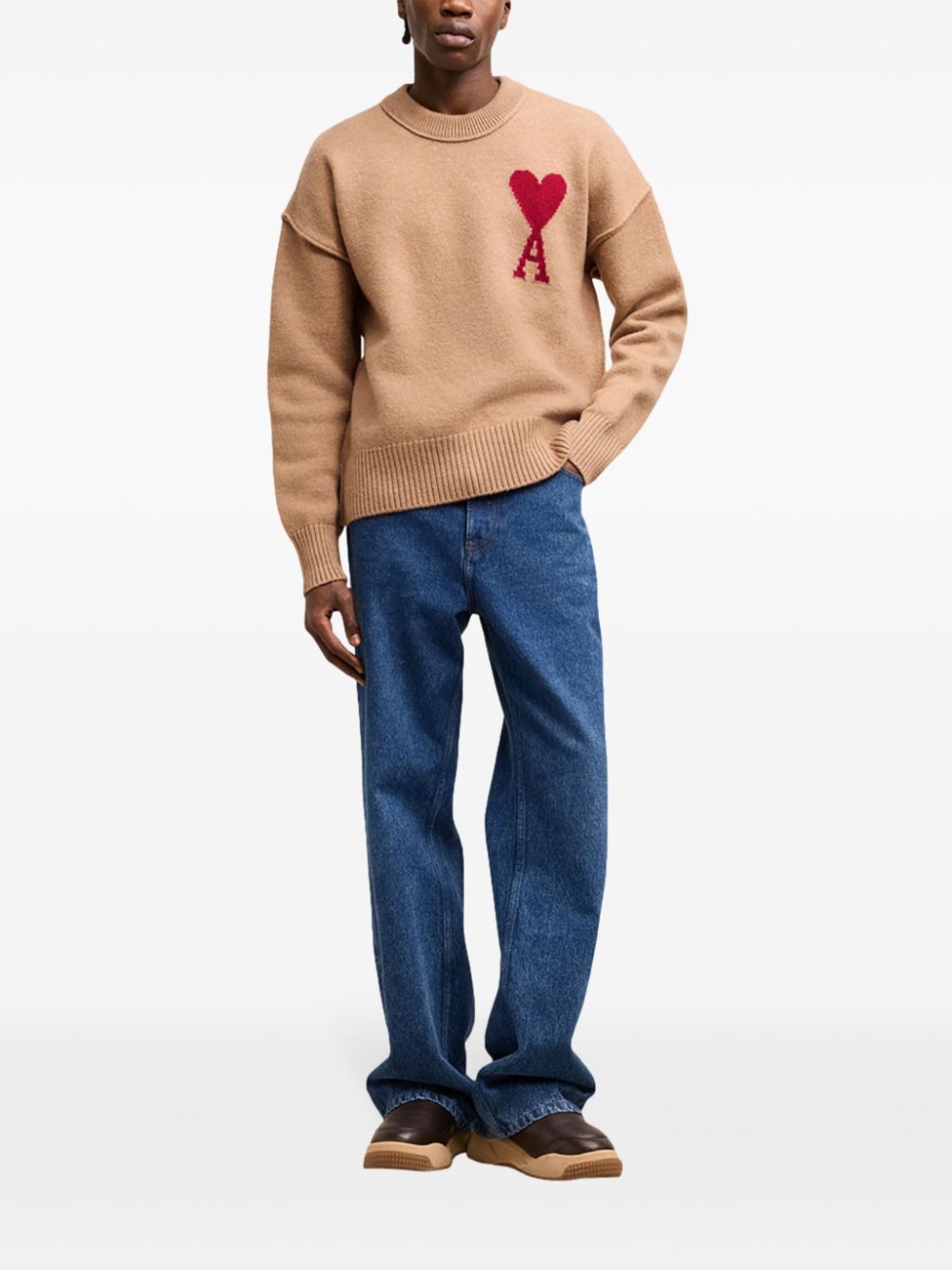 AMI Paris  Ami de Coeur wool sweater