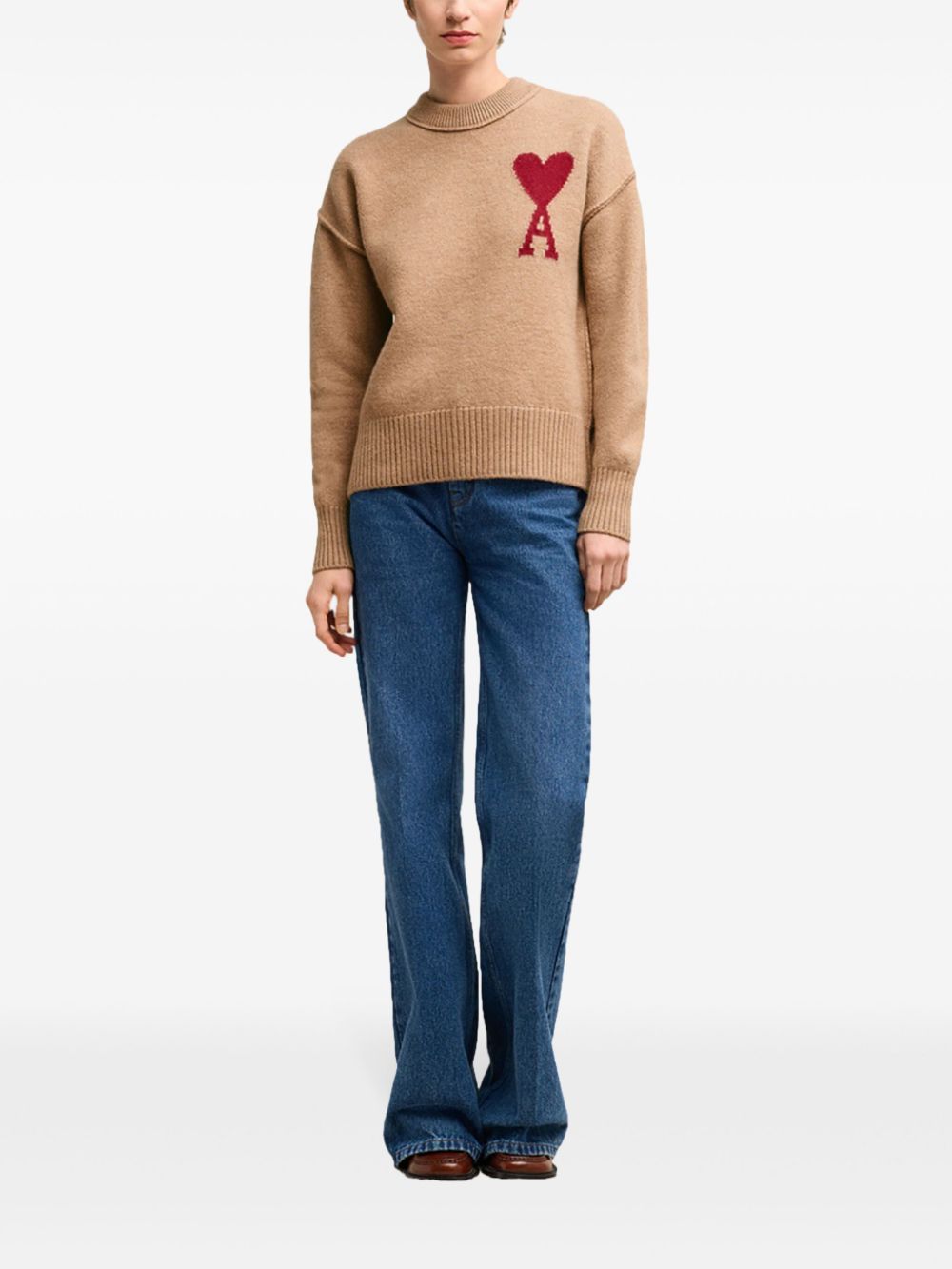 AMI Paris  Ami de Coeur wool sweater