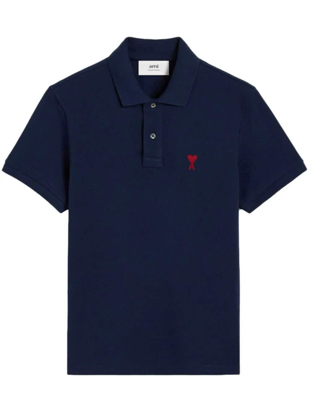 AMI Paris  Ami De Coeur organic-cotton polo shirt