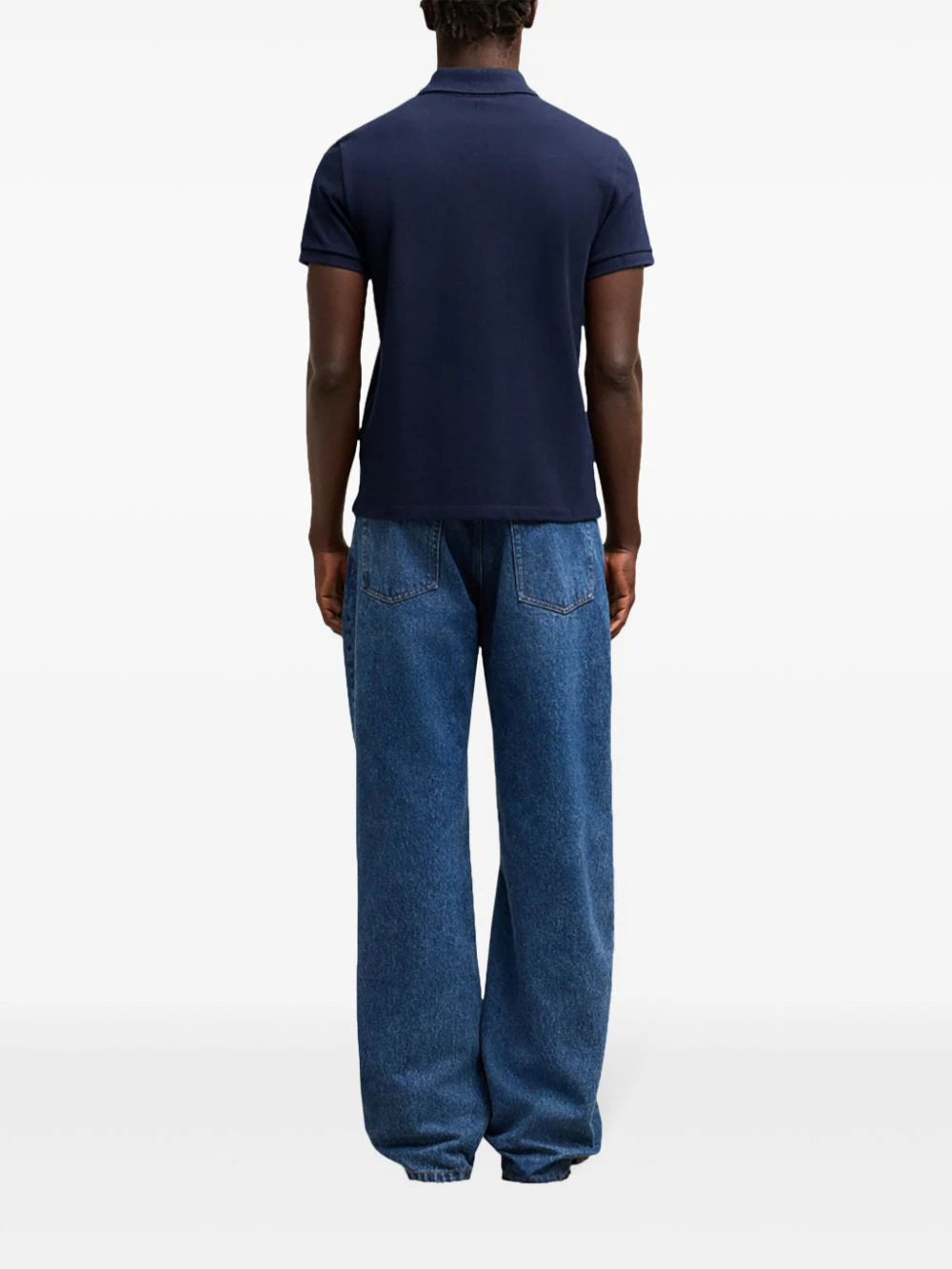 AMI Paris Ami De Coeur organic-cotton polo shirt