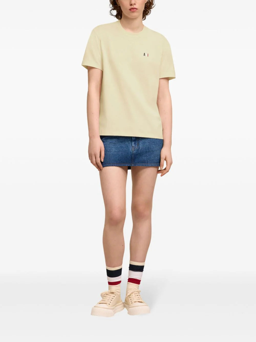 AMI Paris Bleu Blanc Rouge Ami T-shirt