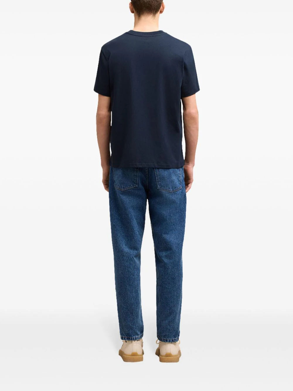 AMI Paris  logo-embroidered T-shirt