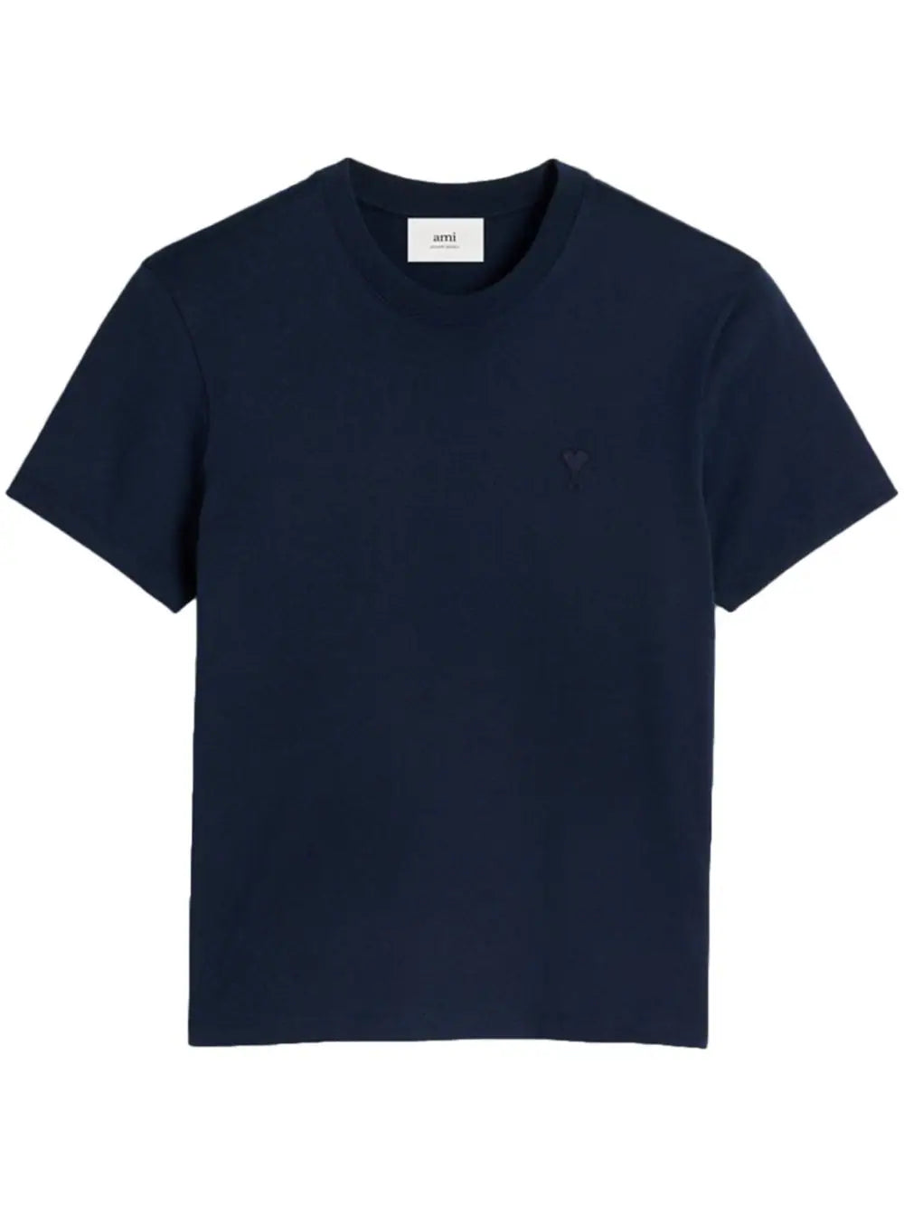 AMI Paris  logo-embroidered T-shirt