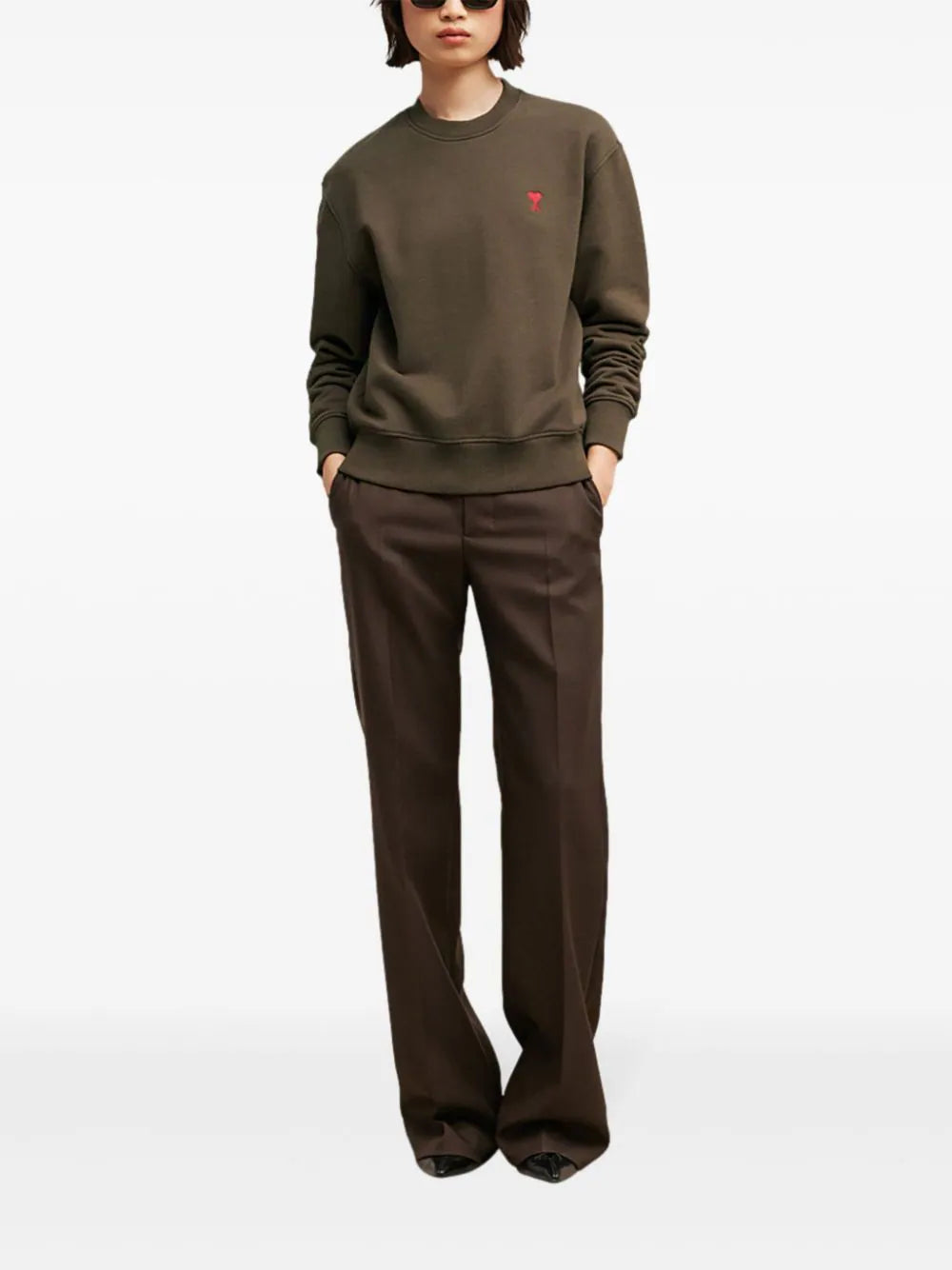 AMI Paris  Ami de Coeur cotton sweatshirt
