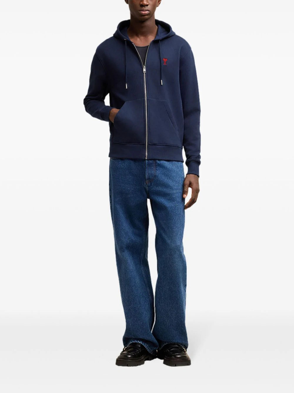 AMI Paris Ami de Coeur organic cotton hoodie
