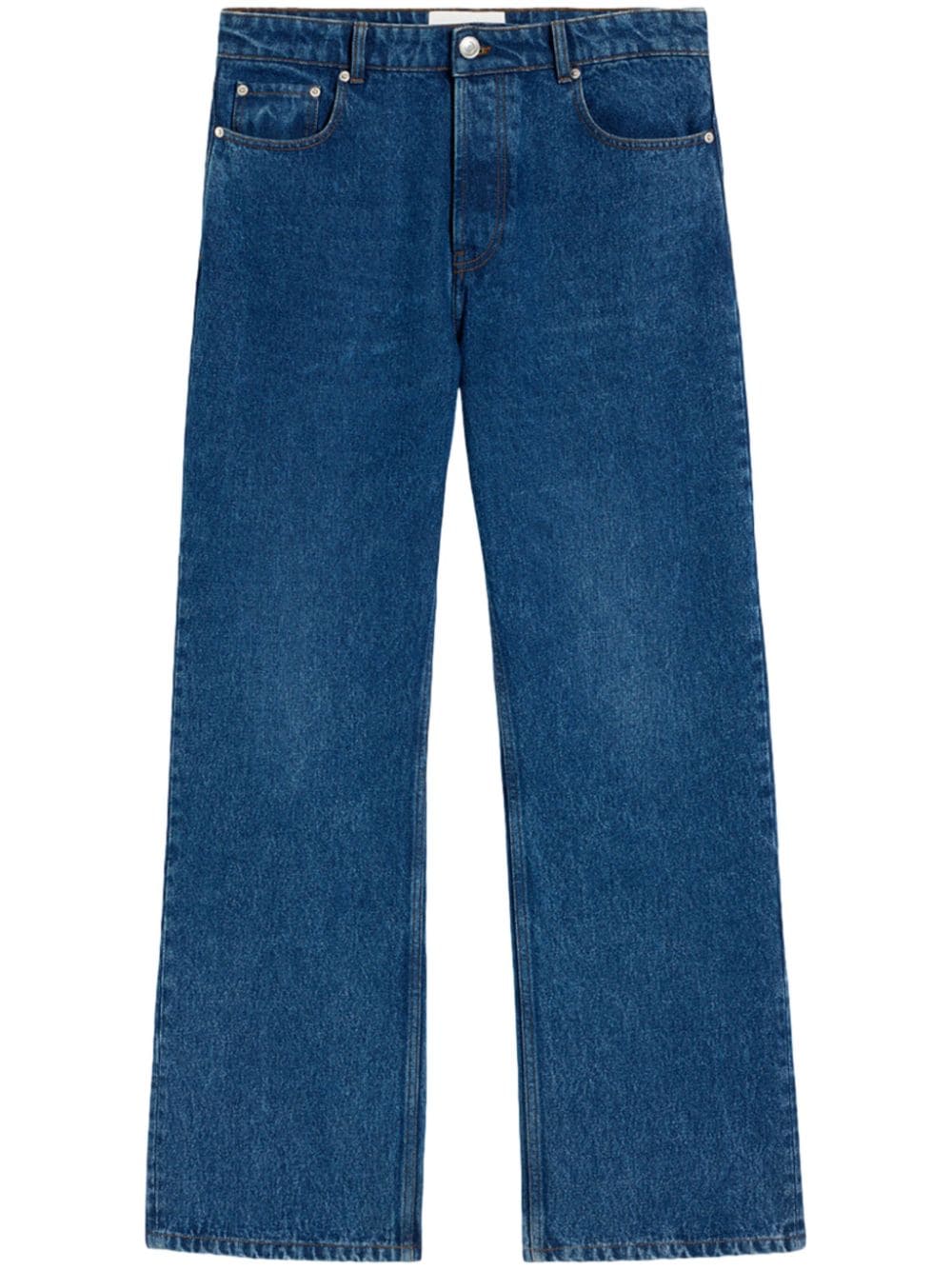 AMI Paris  logo patch loose-fit jeans