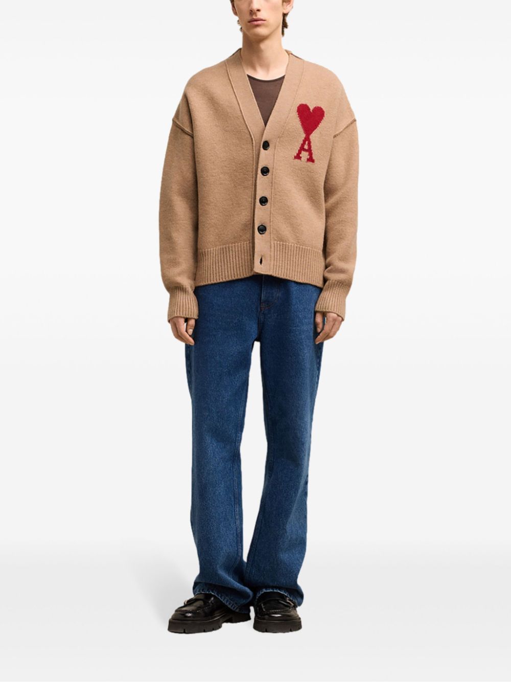 AMI Paris  Ami de Coeur wool cardigan