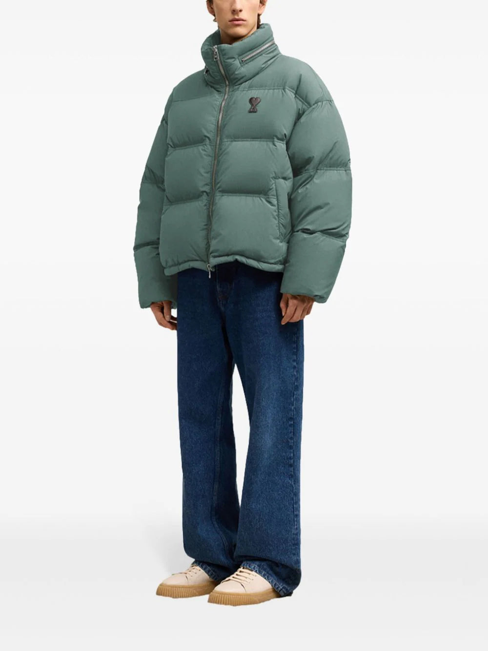 AMI Paris Ami de Coeur down puffer jacket