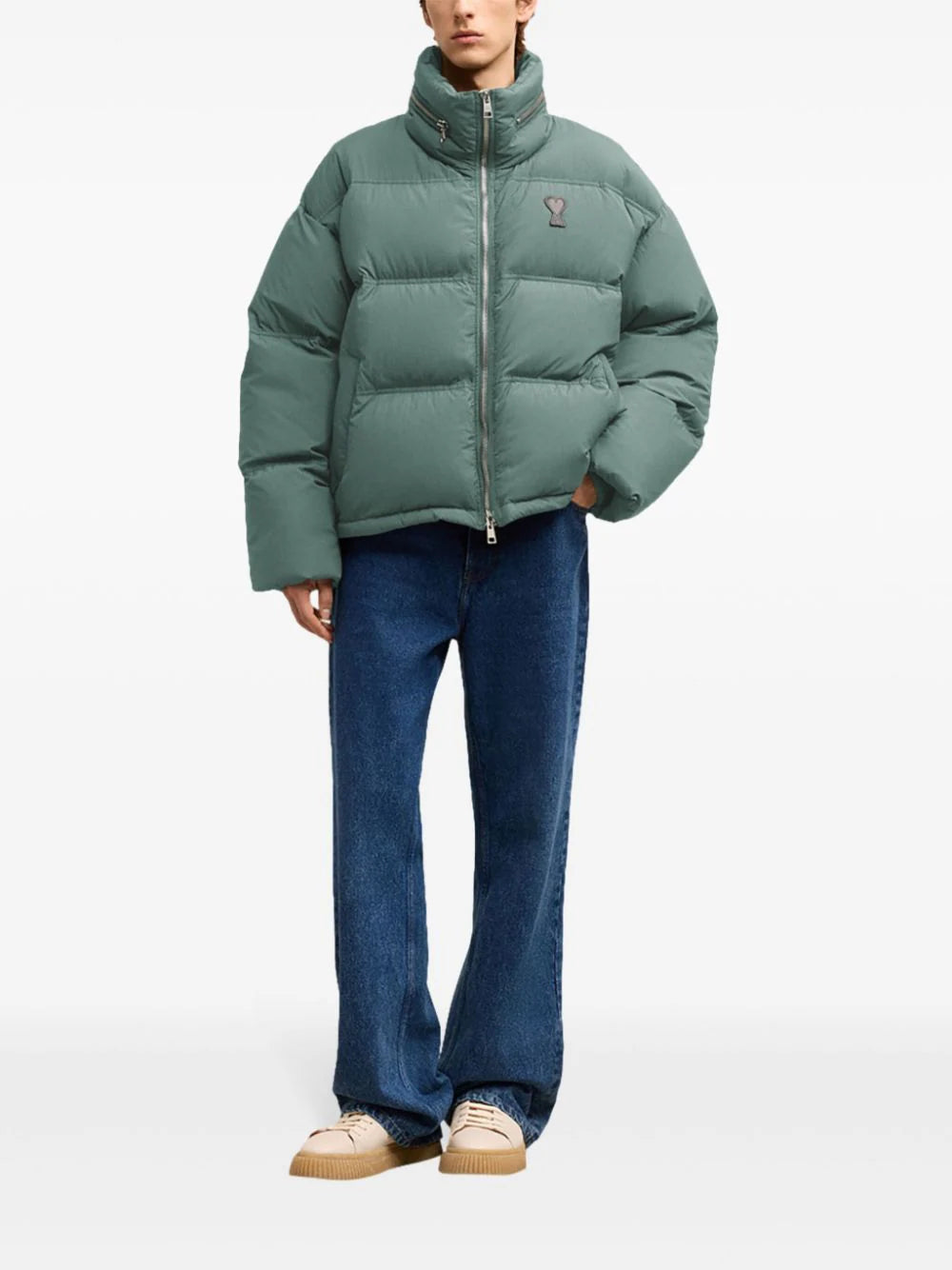 AMI Paris Ami de Coeur down puffer jacket