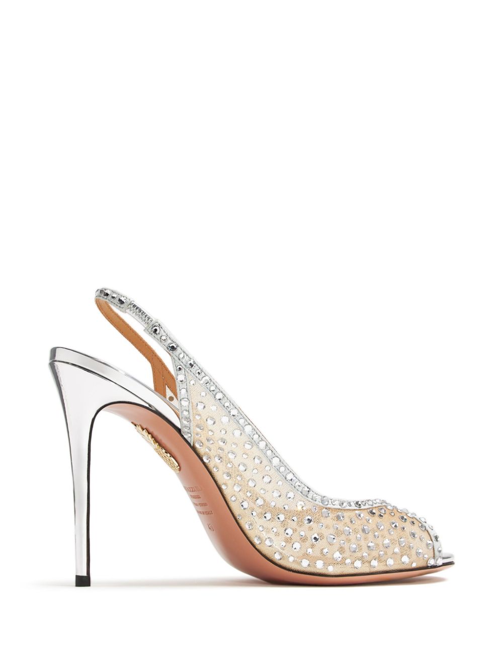 Aquazzura 105mm Crystal Lover sandals