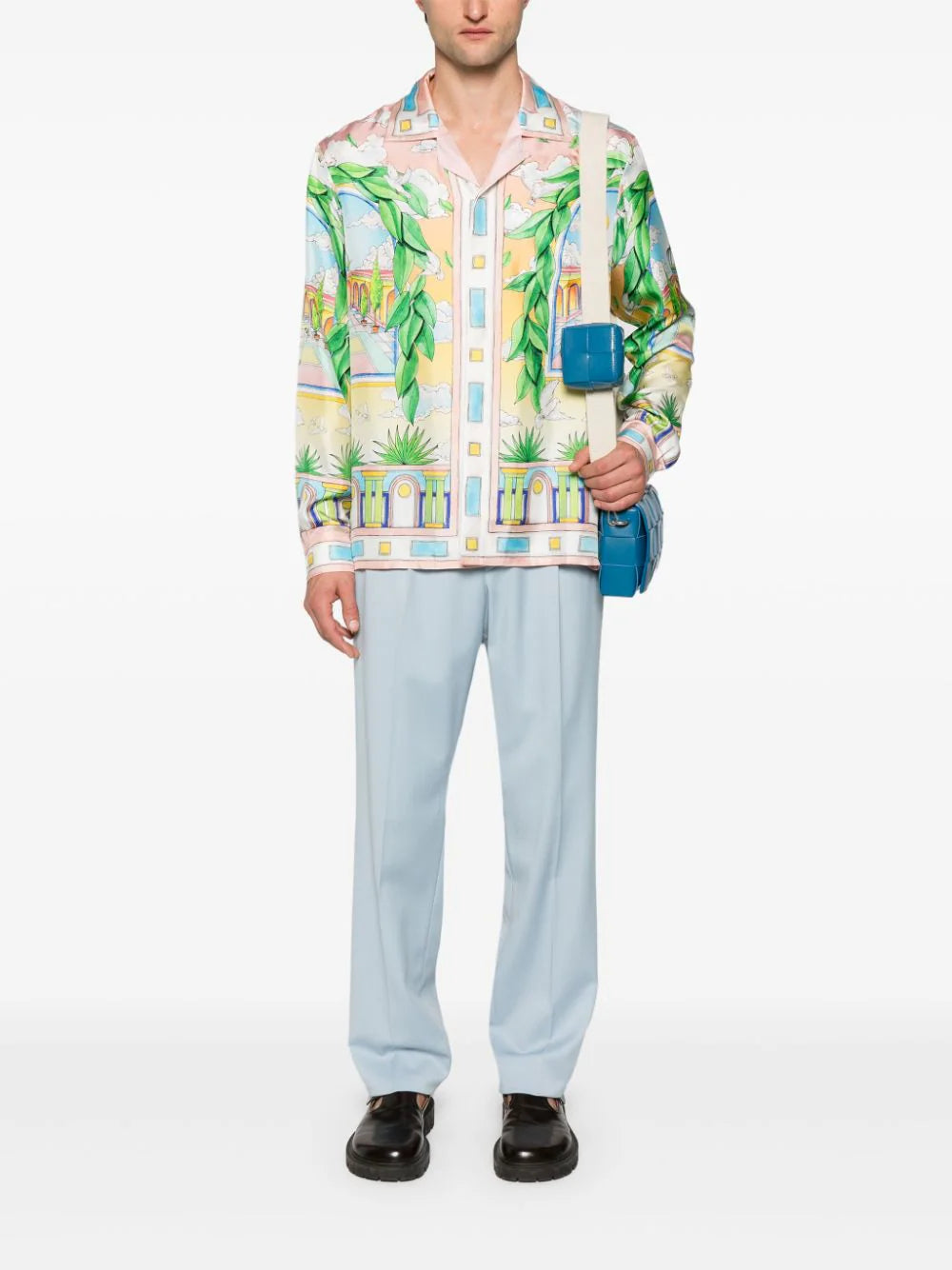 Casablanca  Paysage Ideal silk shirt
