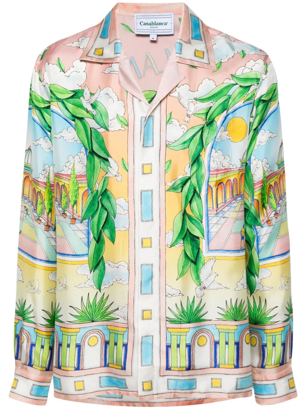 Casablanca  Paysage Ideal silk shirt