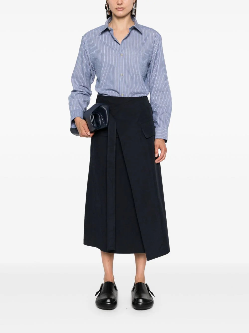 A.P.C. halo-stripe long-sleeve shirt