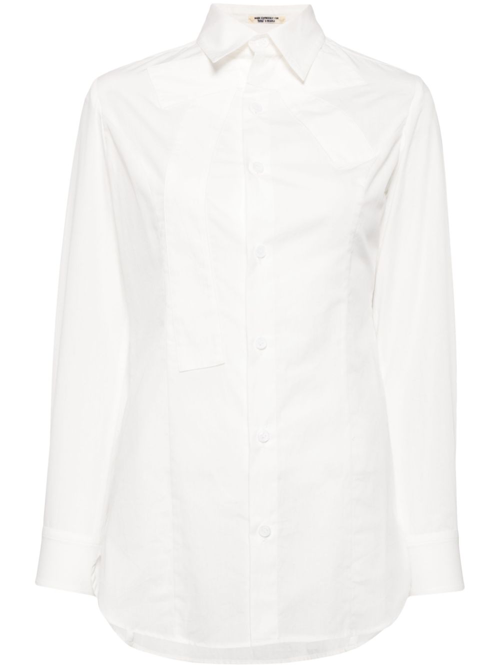 Yohji Yamamoto bow-detail cotton shirt