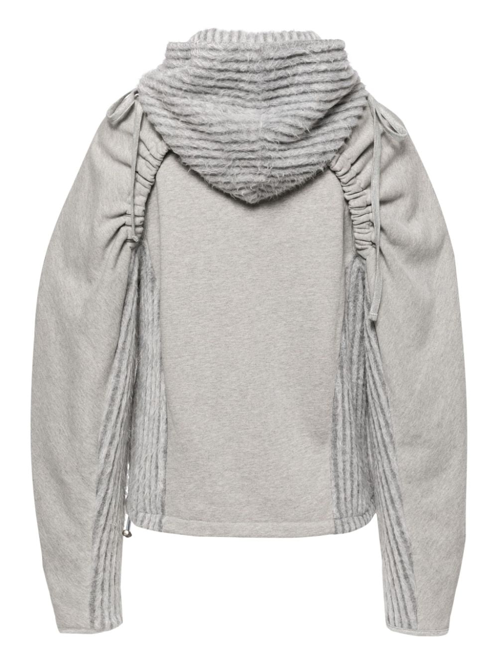 Andersson Bell cut-out shirring hoodie