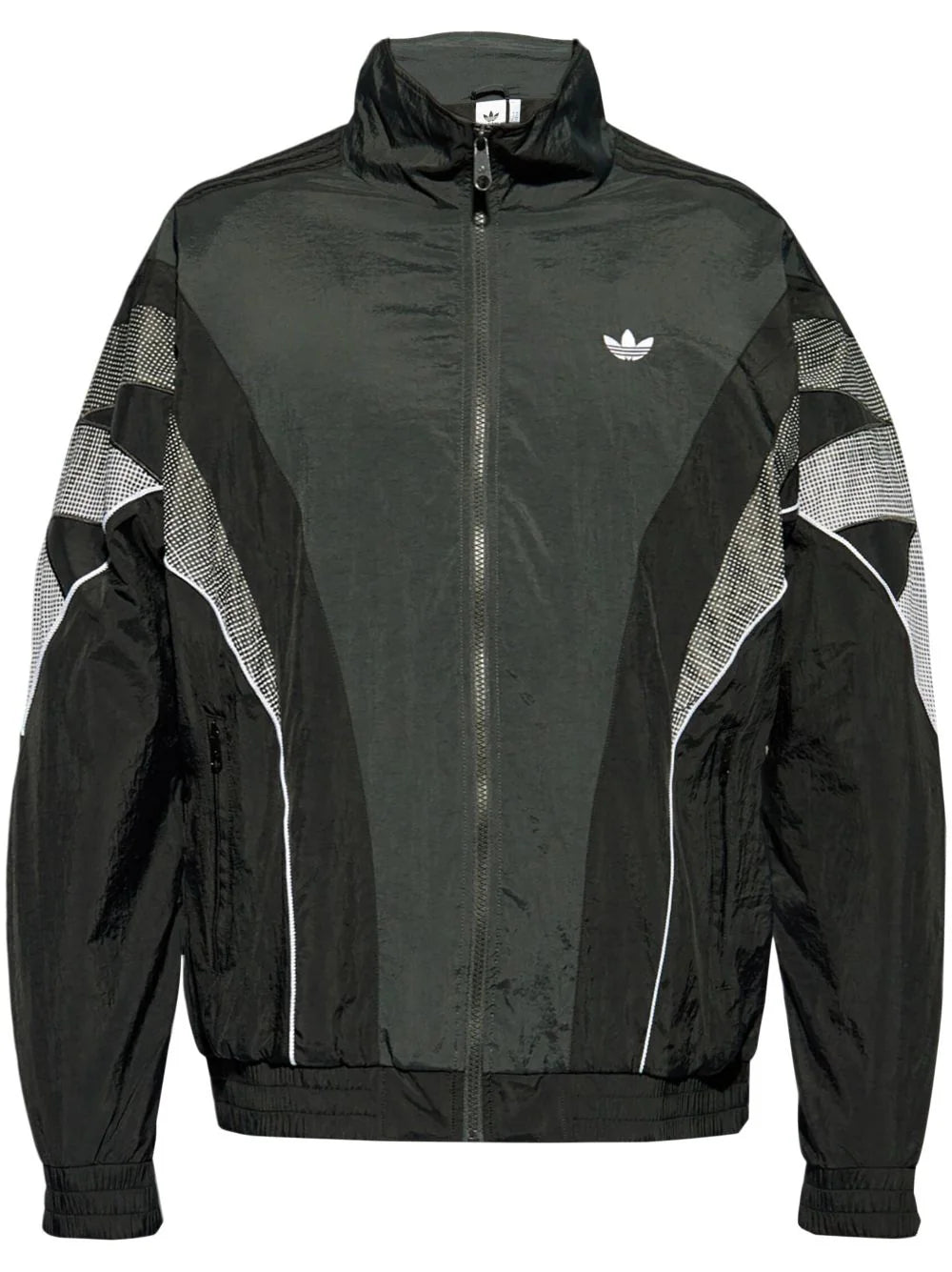 adidas  logo zip-up windbreaker jacket