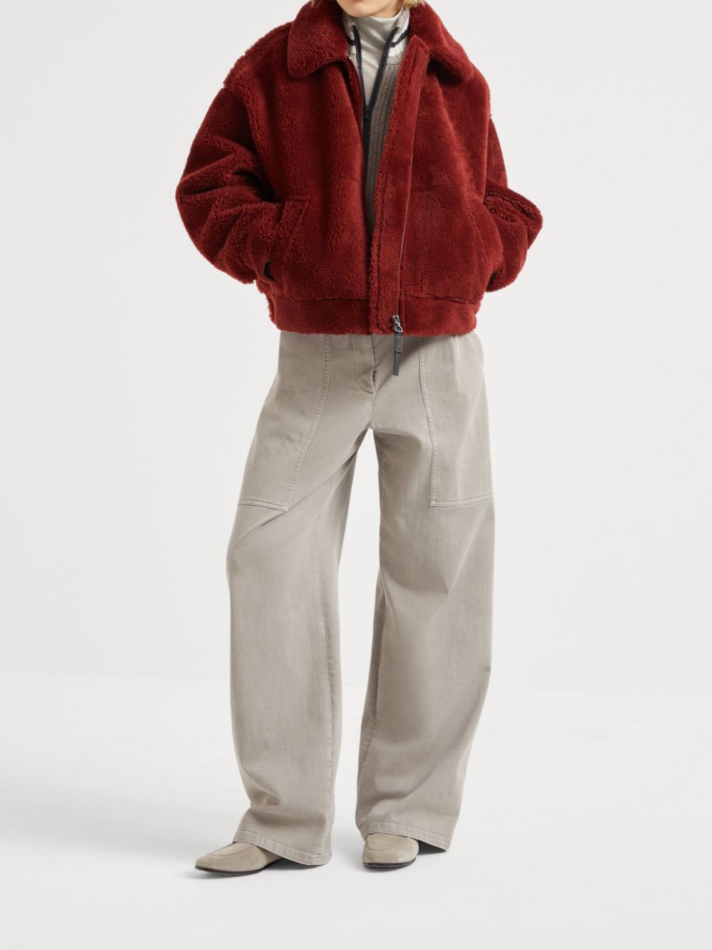 Brunello Cucinelli ribbed knit cashmere cardigan