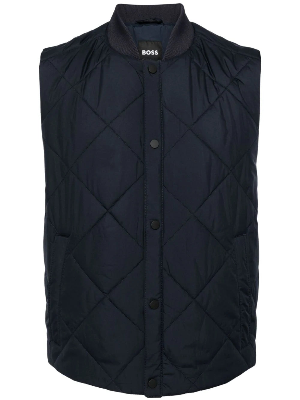 BOSS  diamond-quilted water-repellent gilet