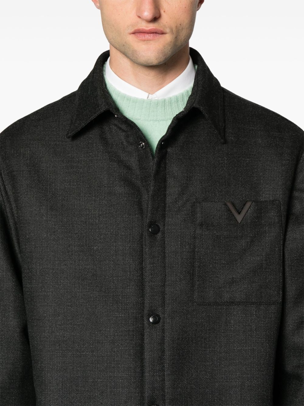 Valentino Garavani VLogo padded shirt jacket