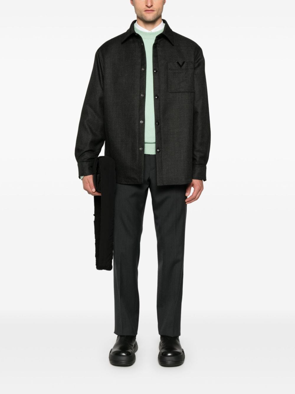 Valentino Garavani VLogo padded shirt jacket