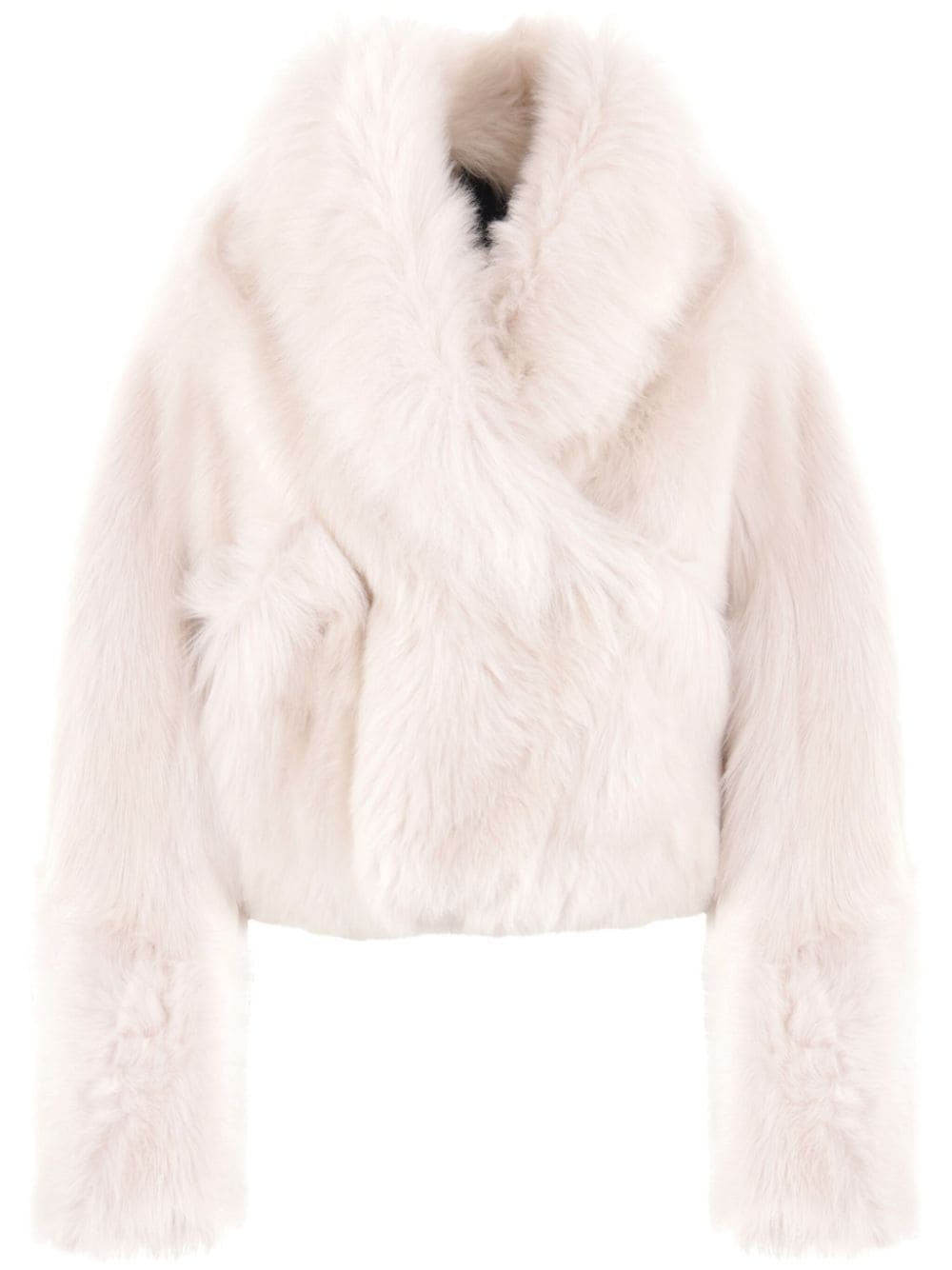 Blancha  shearling crop jacket