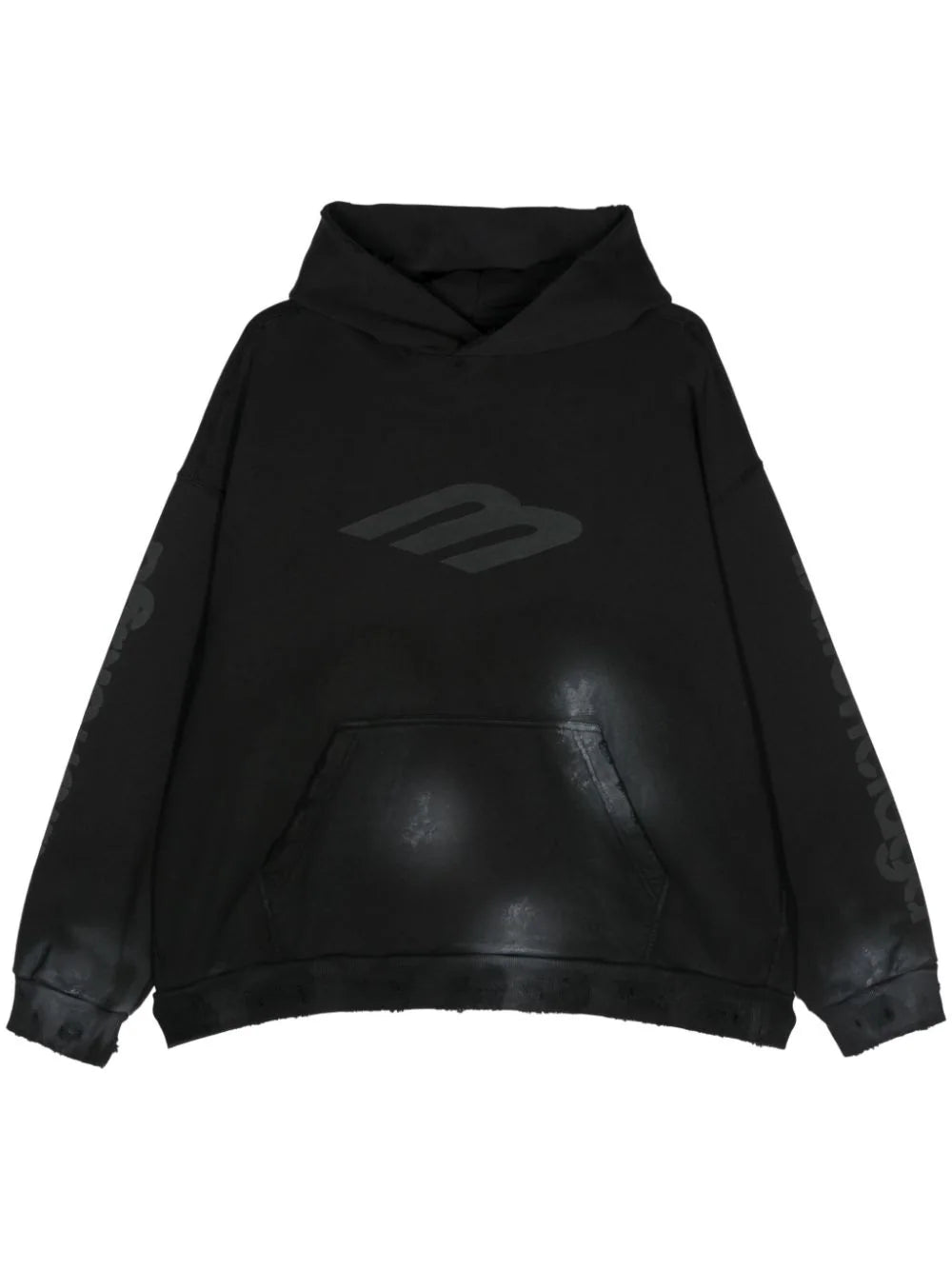Balenciaga  3B Stencil cotton hoodie