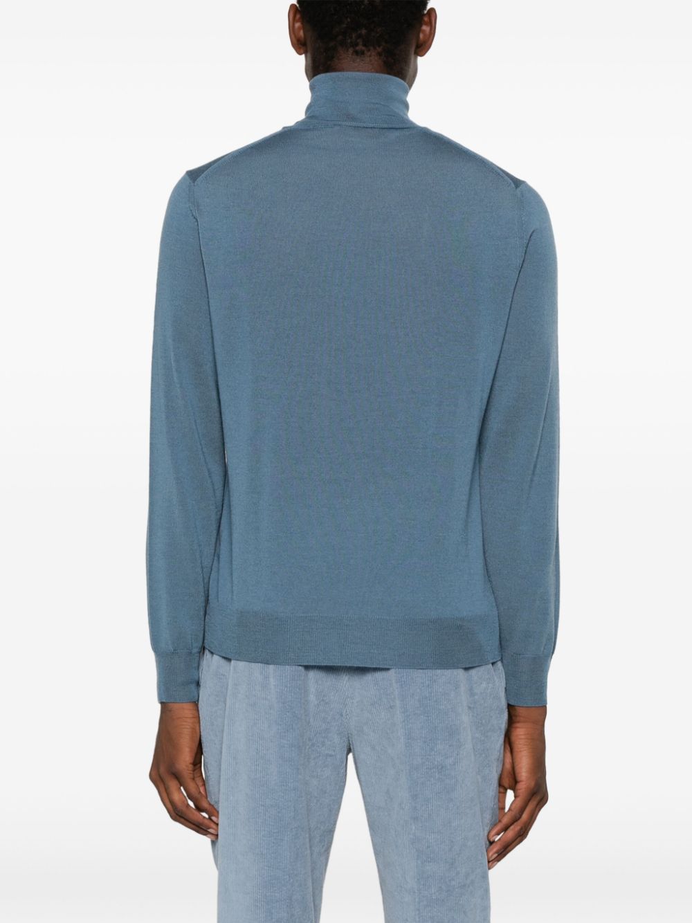 Canali  roll-neck merino jumper