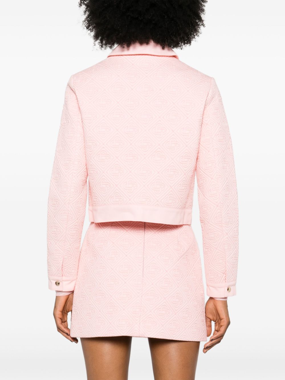 Casablanca  logo-quilted shirt jacket