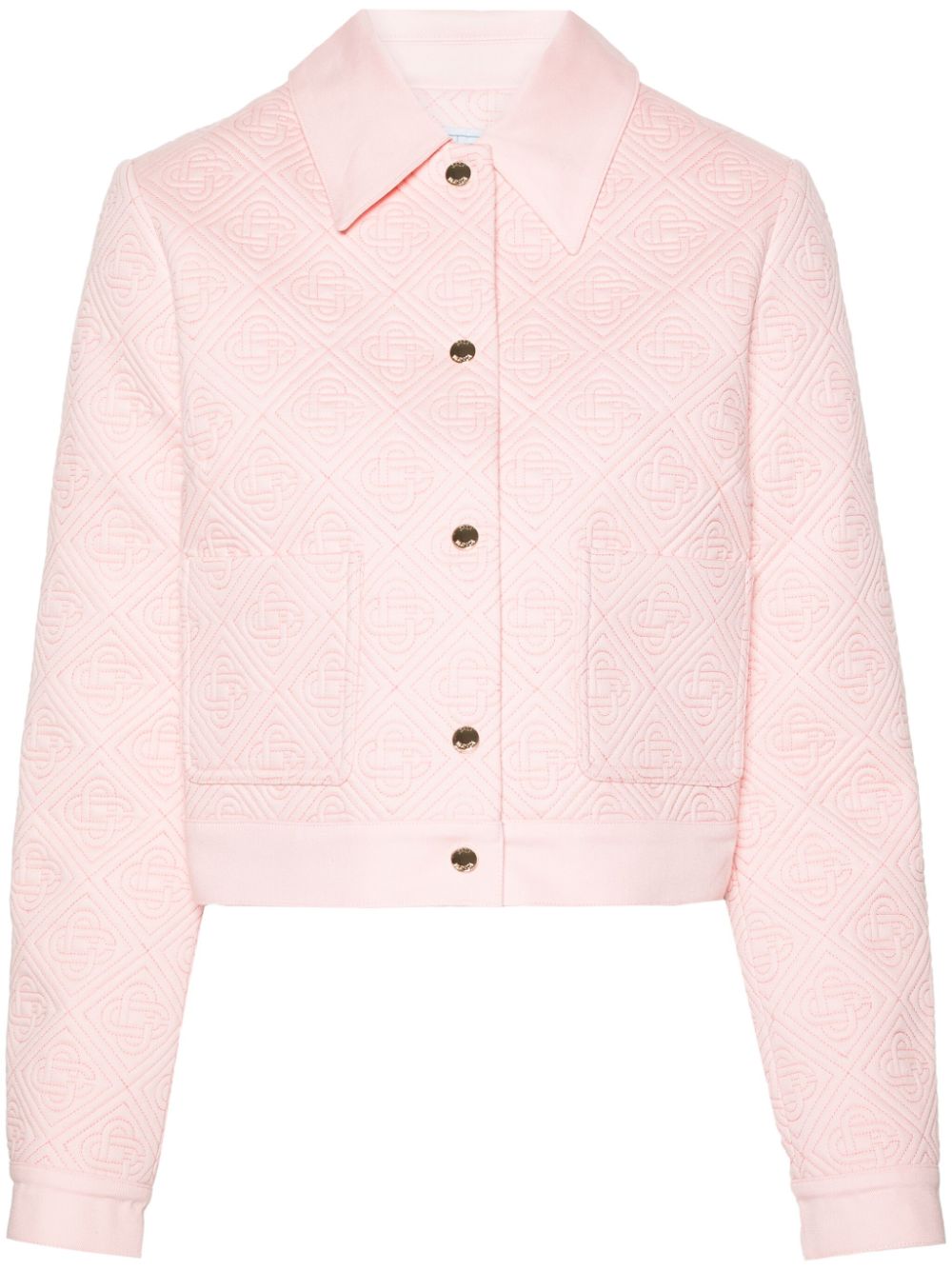 Casablanca  logo-quilted shirt jacket