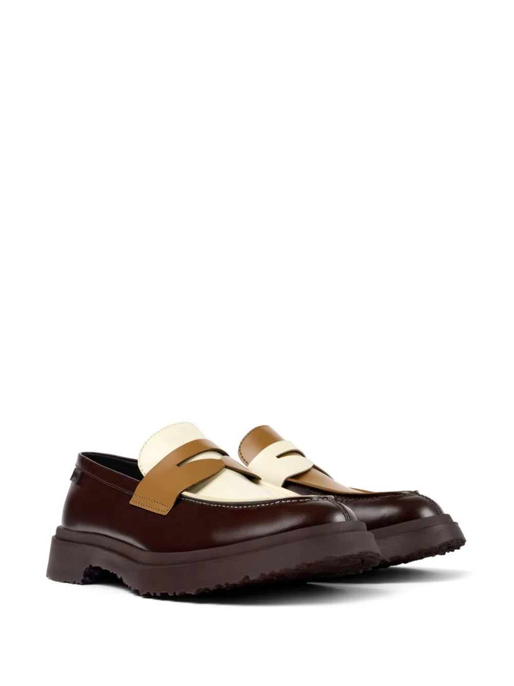 Camper Walden mismatched colour-block loafers